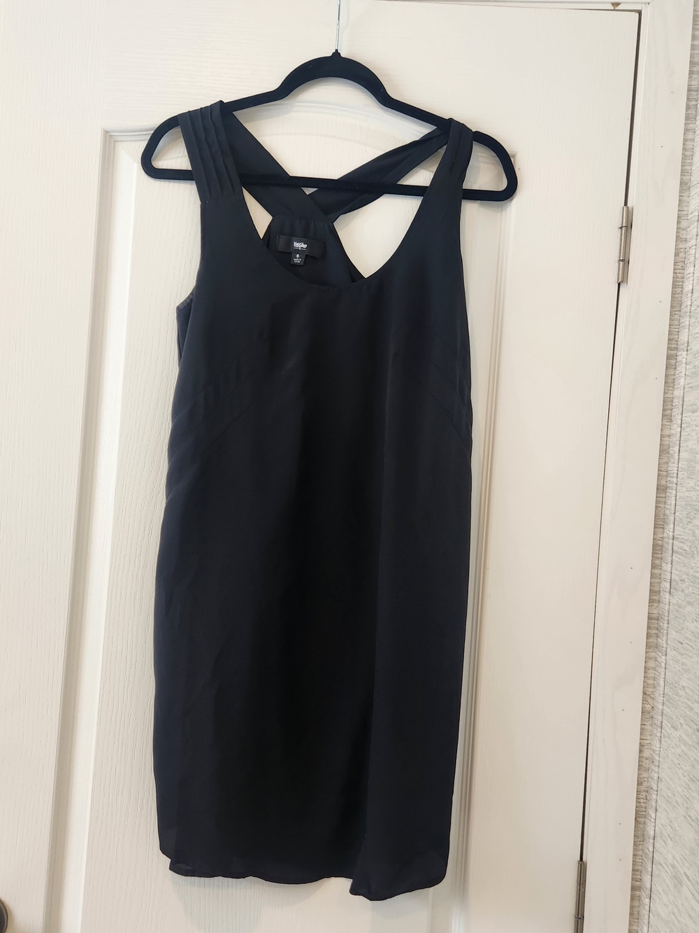 Mossimo Supply Co. Black Sleeveless Crisscross Back Dress S Euc